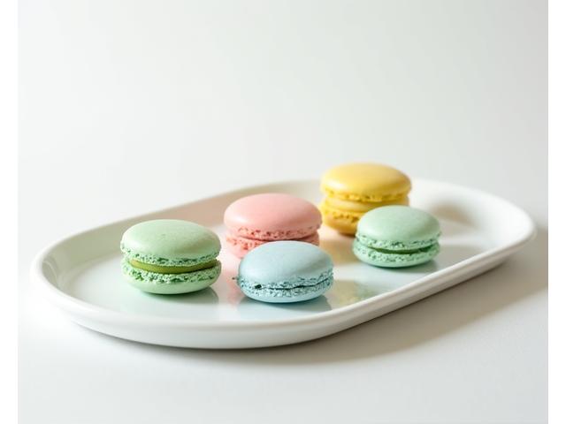 다양한 색상의 마카롱