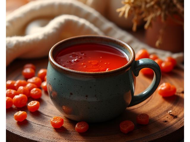 가을의 대추차와 구기자차